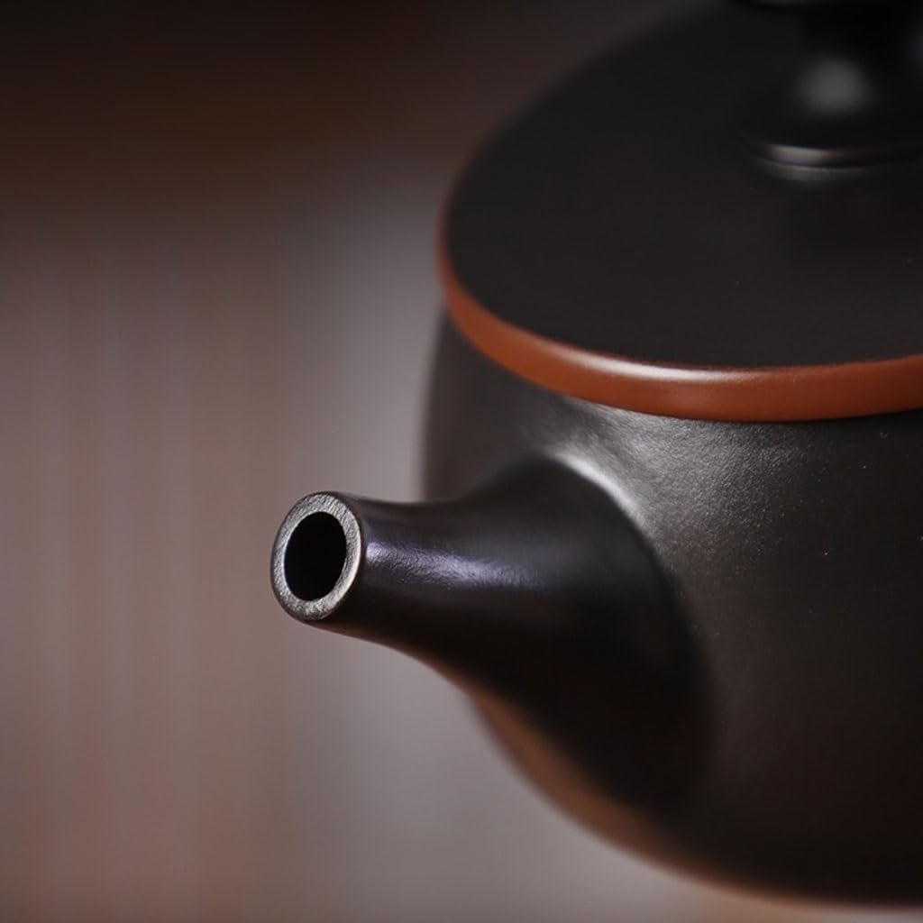 Ceramiczny dzbanek do herbaty, Ceramiczny czajniczek z filtrem Ręcznie robione ozdoby na podwieczorek
