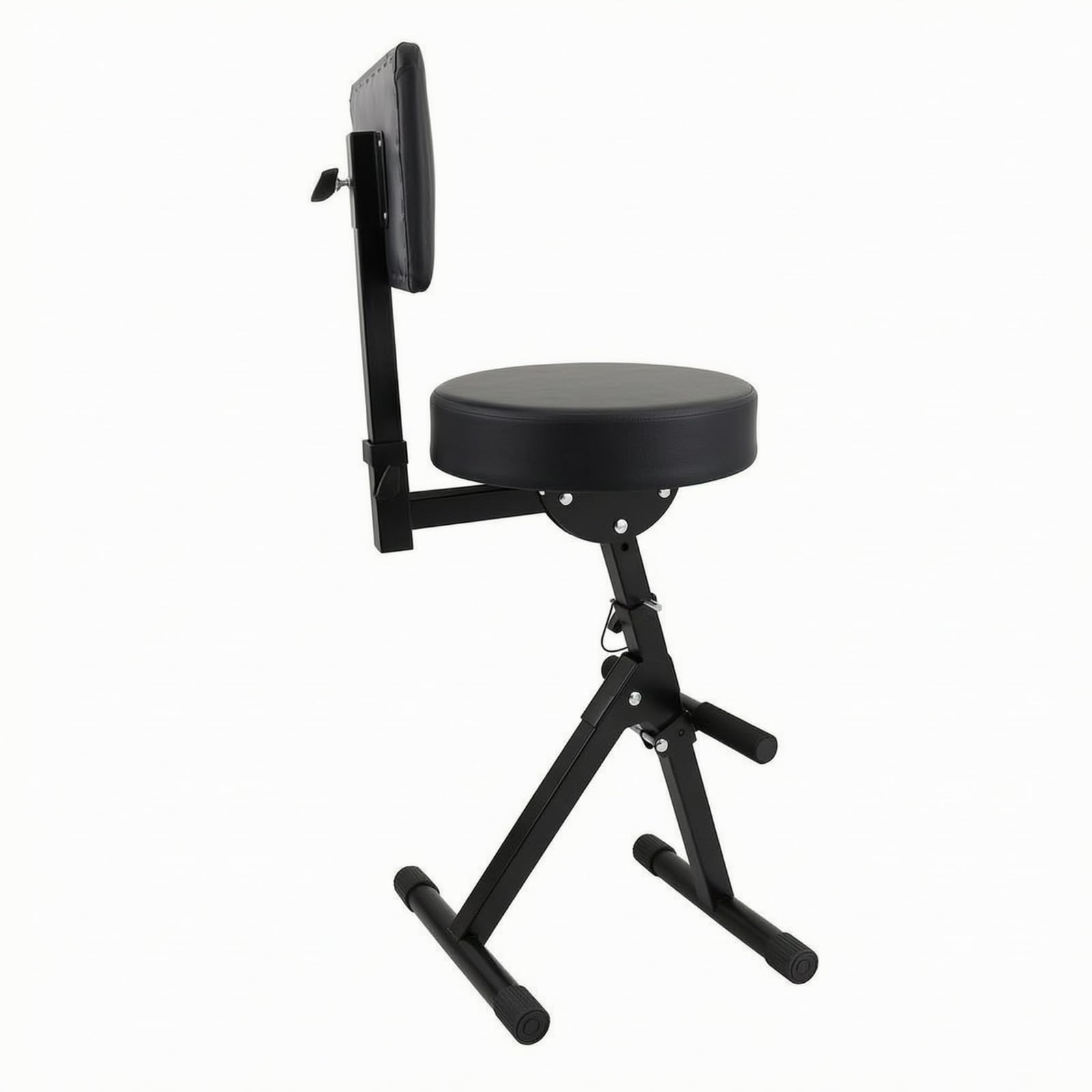 TISHITA Tabouret Musicien Confortable, Style to 1 | Pliable, Tabouret avec Dossier, Rembourré, pour Scène, Guitaristes
