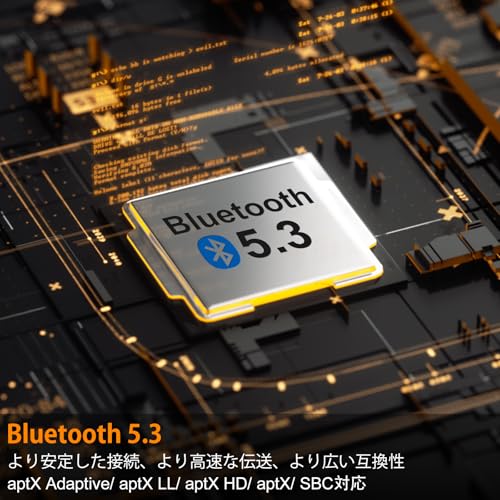 1Mii B06T6 Bluetooth 5.3 トランスミッター テレビ用 の商品画像 4