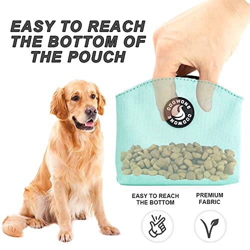 COOWONE Leckerli-Tasche mit magnetischer Öffnung für Hündchen-Leckerli-Snack-Taschen Hundeleckerli-Trägerhalter mit Clip (blau)