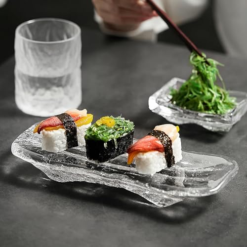 Plato rectangular para sushi estilo japonés miniatura 6