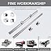 ANWOK Linear Rail 2PCS SBR20-300mm/11.8inch Fully Supported Slide Shaft Rod Guide 2 Kit for 16mm Slotted Bearings for CNC Machine