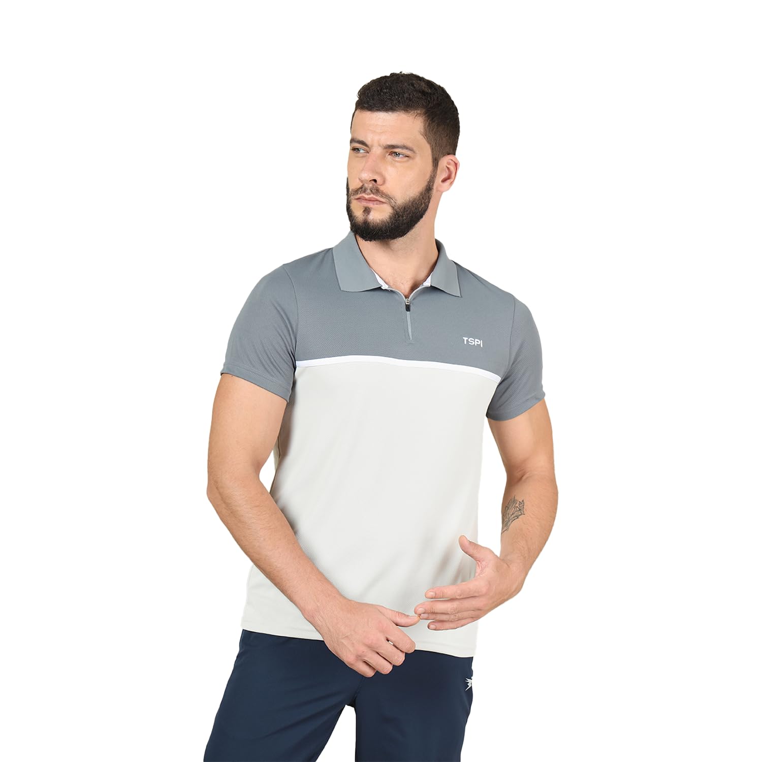 technosport Men's Polyester Slim Fit Active T-Shirt - (MTP692_P) Pack of 1-picture-18