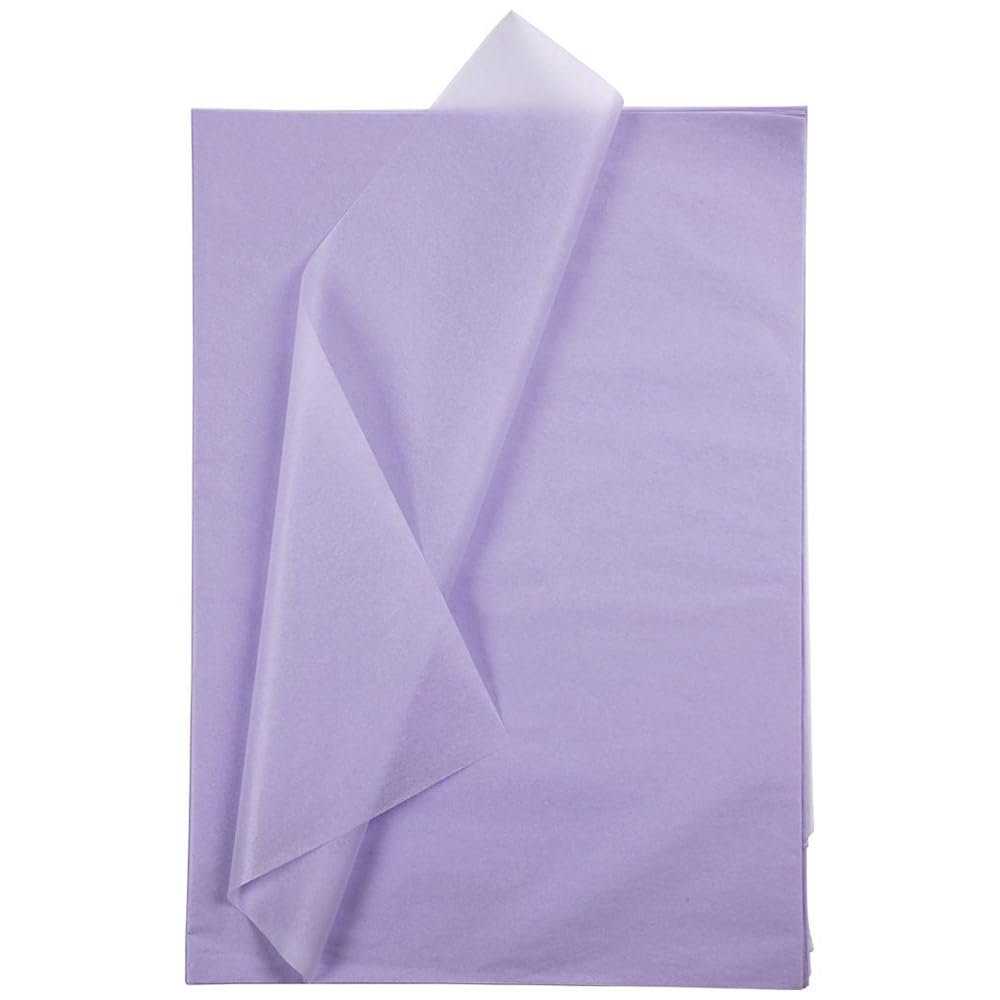 Crafty Capers Light Lilac | 25 Large Sheets of Tissue Paper | 50x70 cm | Craft & Gift Wrapping