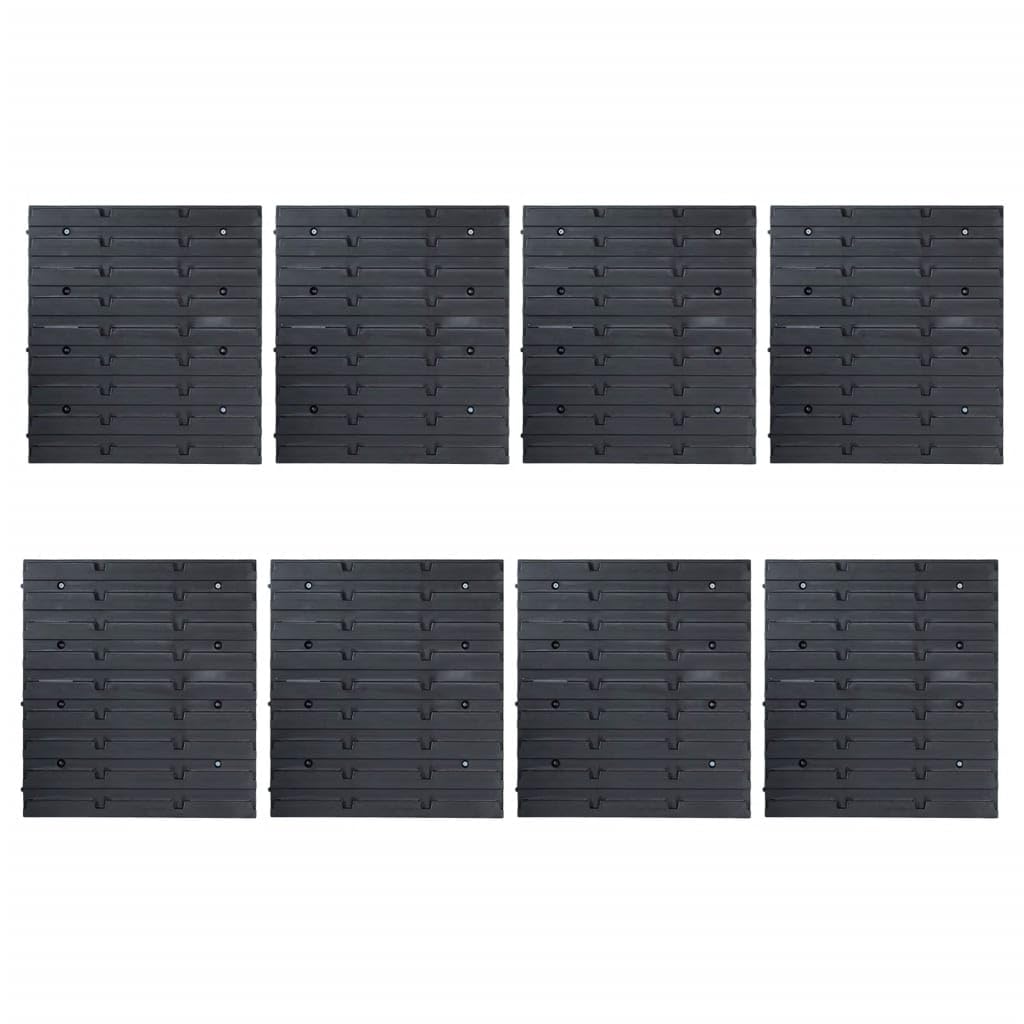 Genérico Kit de Cajas de almacenaje 141 pzas Paneles de Pared Rojo/Negro,Bricolaje,Accesorios de Bricolaje,Organización y Almacenamiento de Herramientas,Armarios para herramientas-150814