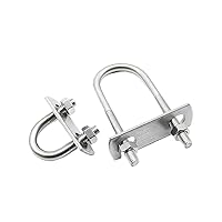 Vista 1 de Tornillo extendido en forma de U de acero inoxidable 304/abrazadera de tubo en forma de U con deflector/perno en forma de U/aro cuadrado/aro