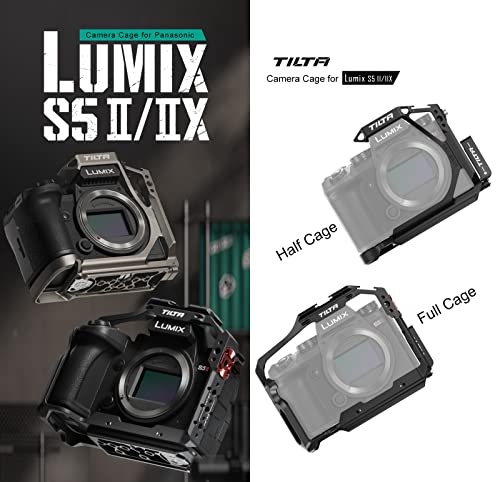 Tilta TA-T50-A-B-B Basic Kit Camera Cage for Lumix S5 II Lumix S5 IIX Camera Rig - Black (Basic Kit-Black) - Image 4