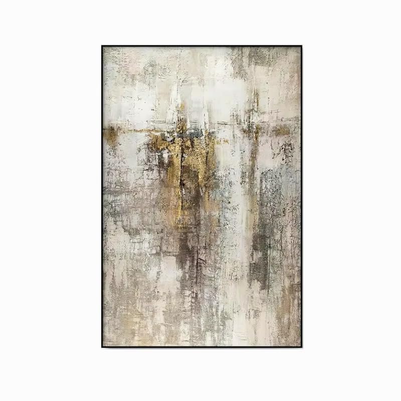 Tableau abstrait moderne imprimé sur toile UKIXOM cadre intérieur 70x108cm