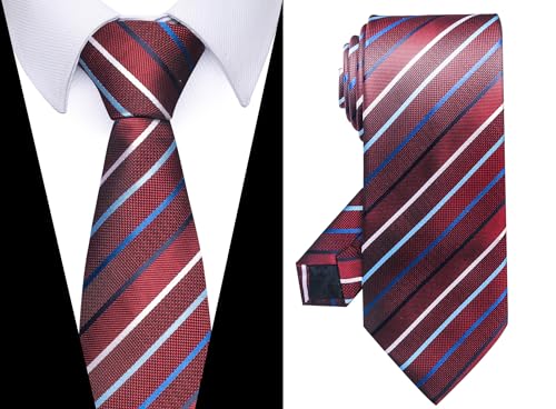 Image of Passabin Tie For Men Necktie Woven Jacquard Neck Ties Set 6 PCS