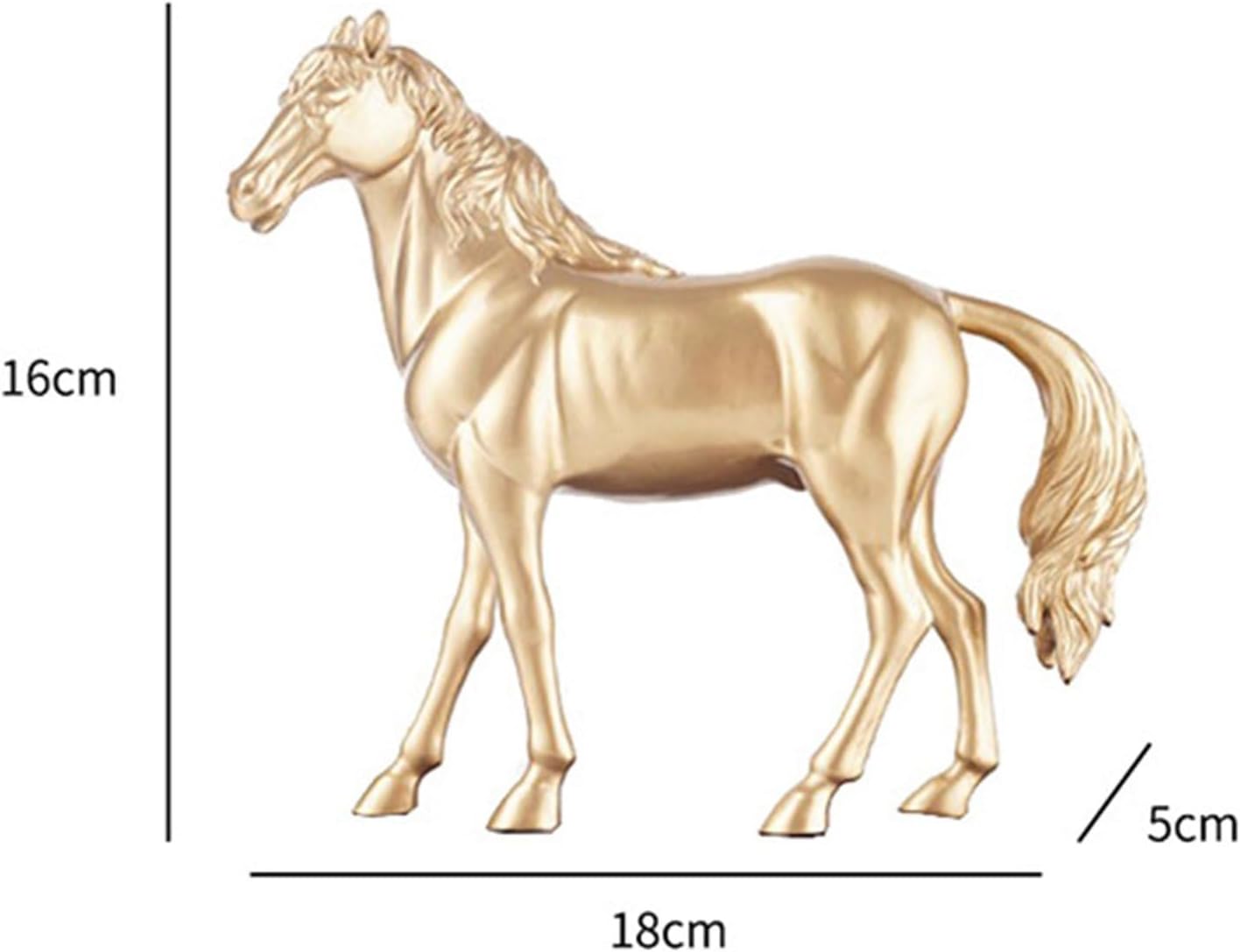 馬の風水置物 金色 2026年 午年 干支 金運 仕事運 リビング 玄関 オブジェ - 画像 (4)