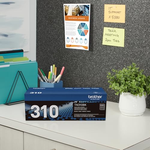 Brother Genuine Standard Yield Toner Cartridge, TN310BK, Replacement Black Toner, Page Yield Up to 2,500 Pages, TN310 - image 3