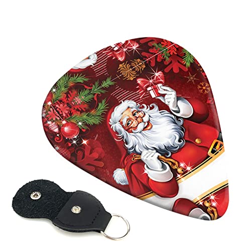 Lot de 6 médiators de Noël pour guitare acoustique, guitare électrique, basse, ukulélé – Fin, moyen et épais. - Les Beatles, Paul McCartney, John Lennon, RIngo Starr, George Harrison Lot de 6 médiators de Noël pour guitare acoustique, guitare électrique, basse, ukulélé – Fin, moyen et épais.