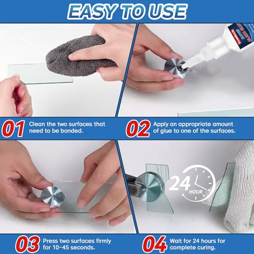 Bondtech RTGFLD Glass Glue 30 G, Acrylic Glue thumb #5