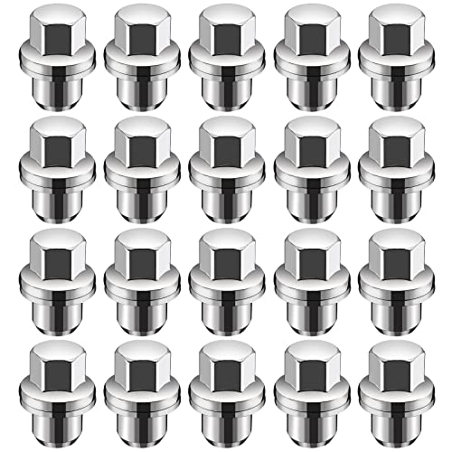 eSynic Wheel Nuts Set Professional 20Pcs Full Steel Alloy Wheel Lug Nuts RRD500510 Perfect for Range Rover Sport (2005-2013) Land Rover Discovery 3&4 (2004-2014) Range Rover L322 (2006-2012)
