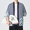 PRIJOUHE Men's Japanese Kimono Cardigan Jackets Ca... #5