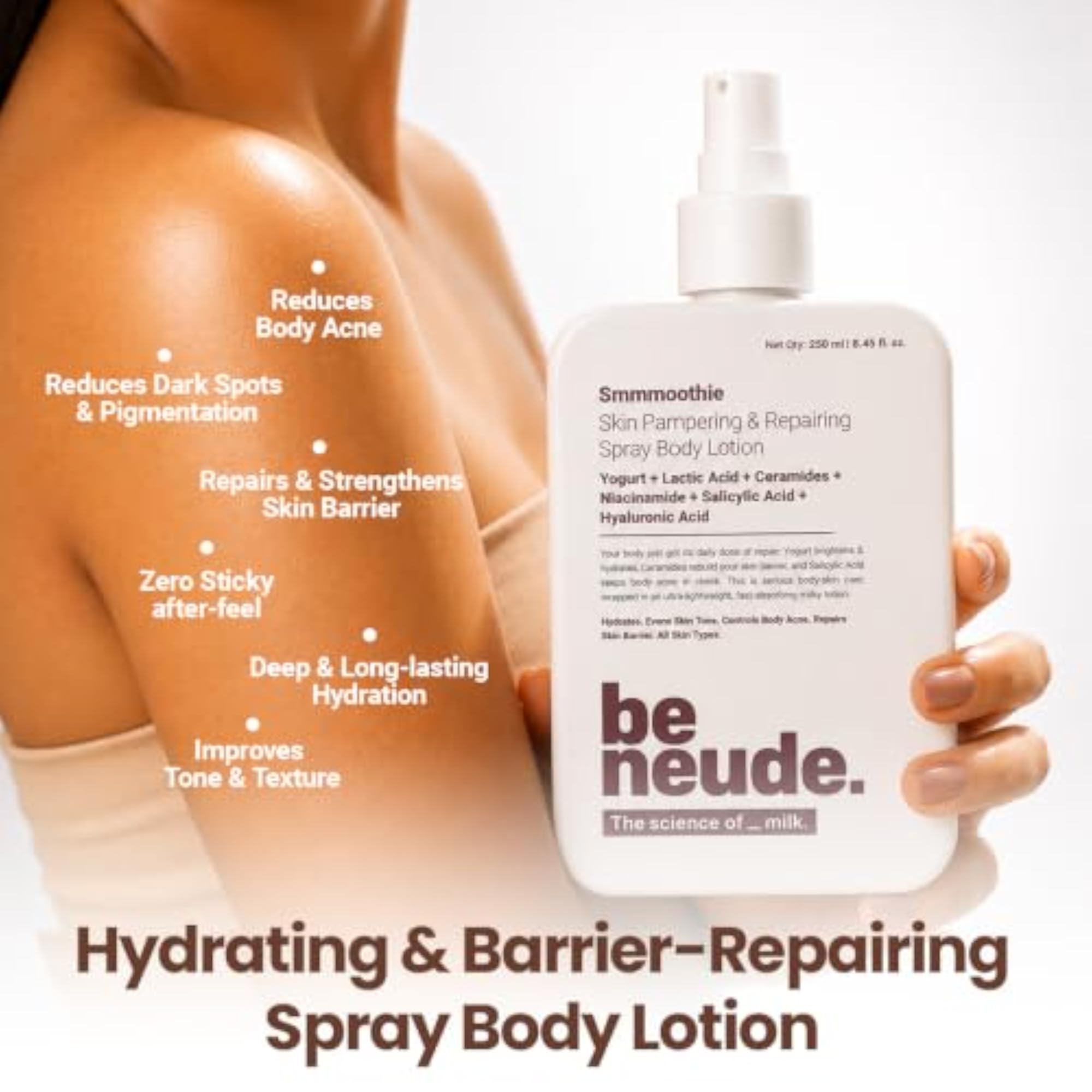 Body Lotion with Ceramide & Hyaluronic Acid for Deep Hydration