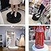 Rygcrud Round Display Pedestal Stand, Event Decor Display Plinth Stands, Clothing/Bridal Shop Platform Base Risers Pedestal for Mannequin/Shoe/Bags (Color : White, Size : 15.8x5.9in)