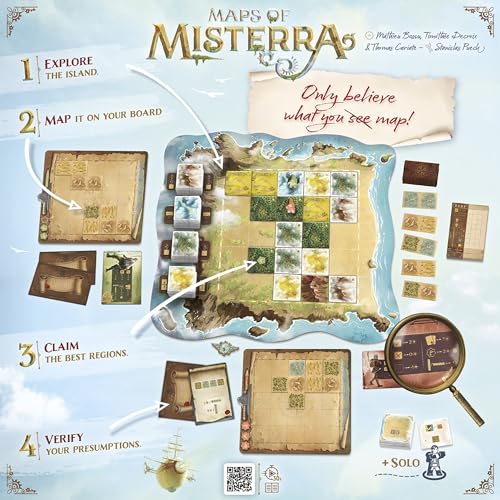 Sit Down Games SDO015 Maps Of Misterra - Strategy & Tile Placement Game thumb #1
