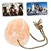 Kisangel 2kg Pink Salt Lick Block for Livestock Natural Mineral Salt Brick Cattle Deer Goats Nutritional Rope for Easy Suspension