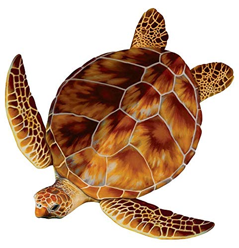 Mosaico de Porcelana Loggerhead Turtle 10" x 11" miniatura 1