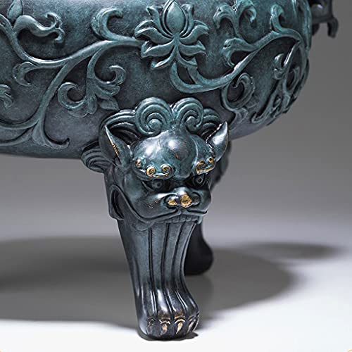 Incenseburnerschinesestyleretroincenseburnercopperthreeleggedincenseburnerincensesticksandalwoodaromatherapyincenseburnerornamentsincenseholdersbackflow Urban Country Home Decor Incense burners chinese style retro incense burner copper three legged incense burner incense stick sandalwood aromatherapy incense burner ornaments incense holders backflow urban country home decor