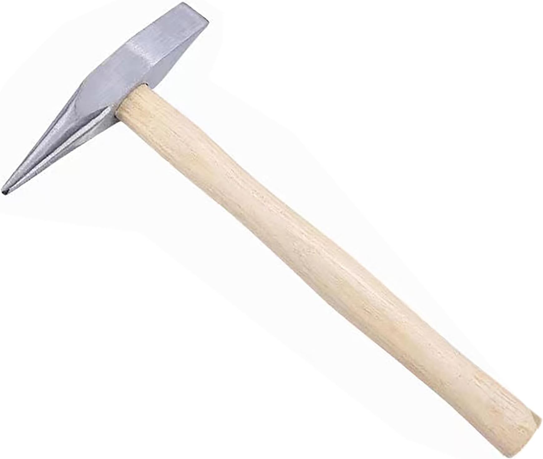 Welding Chipping Hammer, 5.2 Inch 1.1 Pound Two Head Forged Steel with Wooden Handle for Welding and Crushing Ice (500 g)