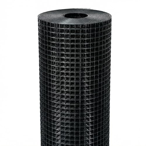 Salmut Black Hardware Cloth 1/2 in. x 4 ft. x 100 ft. 19-Gauge