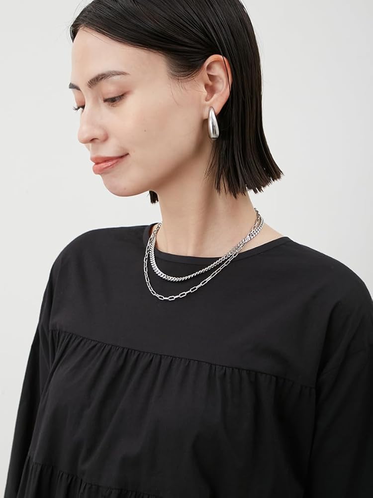 激レア　2連　ネックレス Amazon | [ミラオーウェン] 2連チェーンネックレス