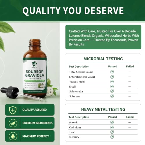 2 Pack Whole Soursop Graviola Leaf Extract Liquid Drop with Irish Sea Moss - image 7