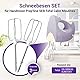 Vioks.pro Set 2x Rührstäbe für Handmixer Ersatz für SS-989633 XJ901301 Tefal Rührstäbe & Rührbesen für Handmixer - Tefal Prepline Rührstäbe