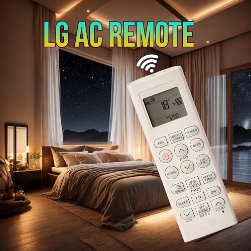 Image of Compatible with LG AC Remote Split /Window Air Conditioner, Compatible with LG Original AC, Remote Control with 2 AAA Batteries [AC-36I]
