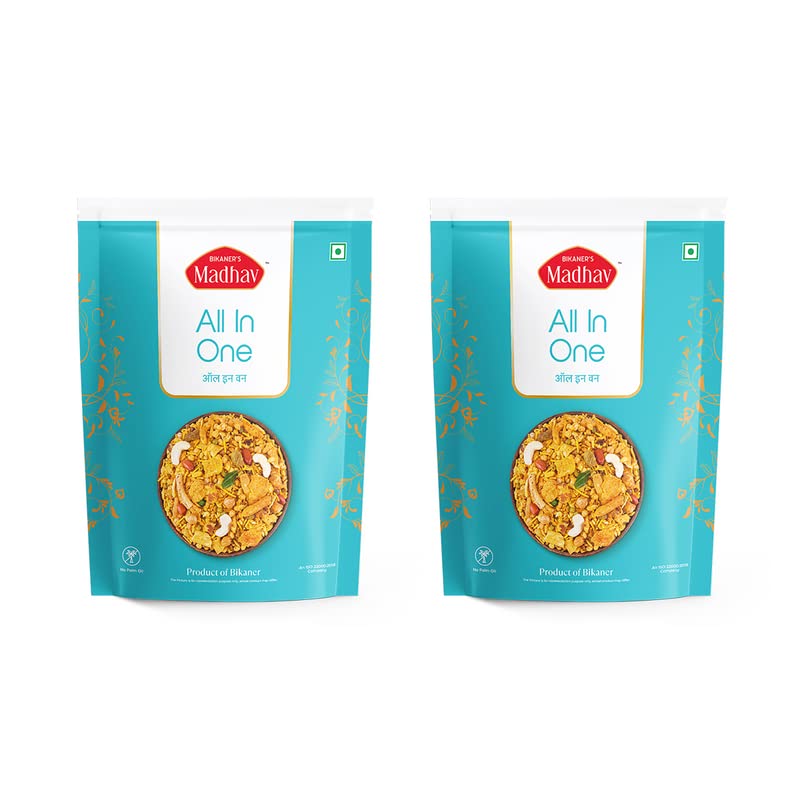 Bikaners Madhav All In One | 800Gm Pack Of 2 | Handmade Namkeen With Kaju Inside | No Palm Oil | Authentic Indian Snacks (B0C24BS66V) Amazon Price History, Amazon Price Tracker
