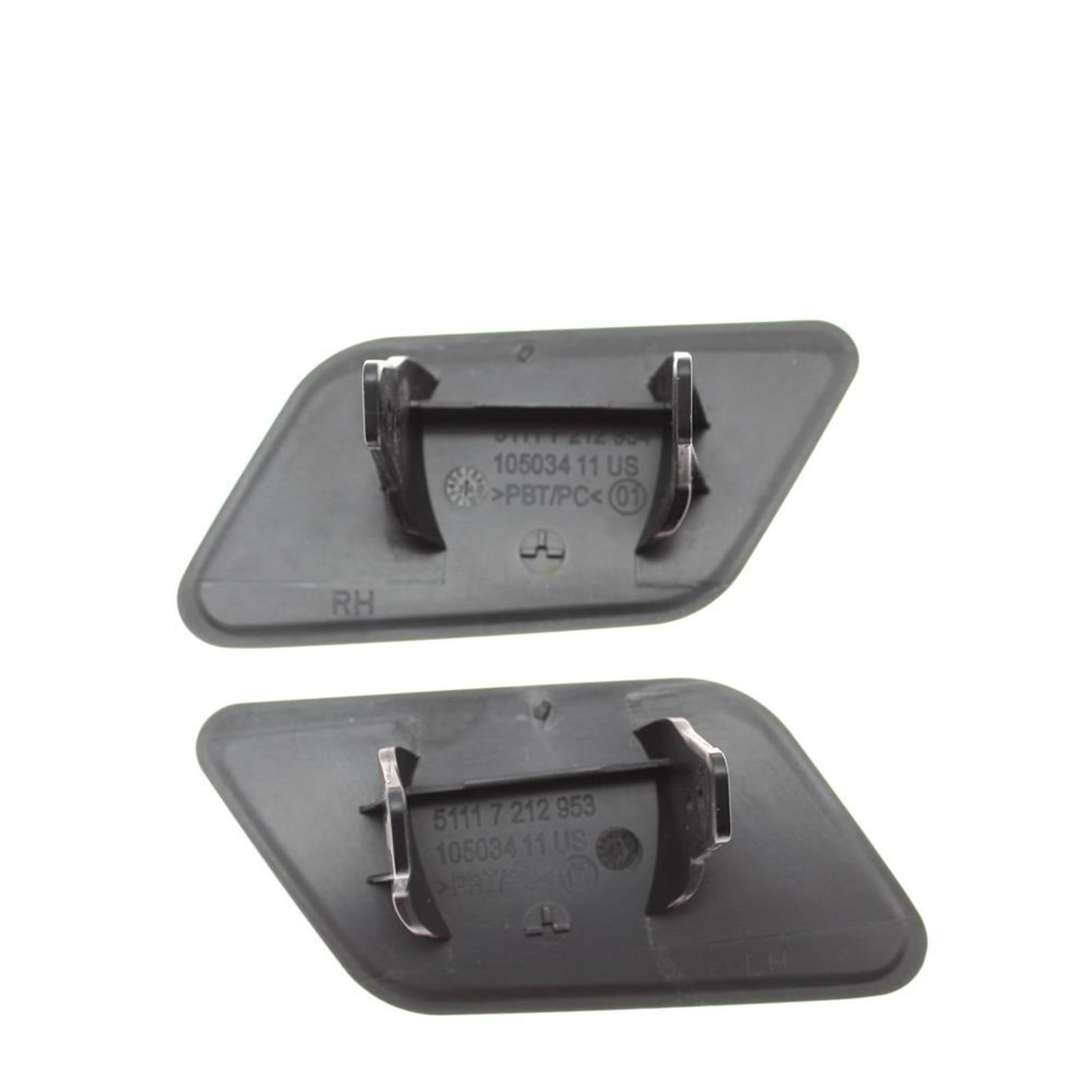 Tapa Boquilla Rociadora for Arandela Faro Parachoques Delantero, Compatible With BMW F25 X3 2009-2014 51117212953 51117212954 Tapa de boquilla para limpieza de faros(SET)