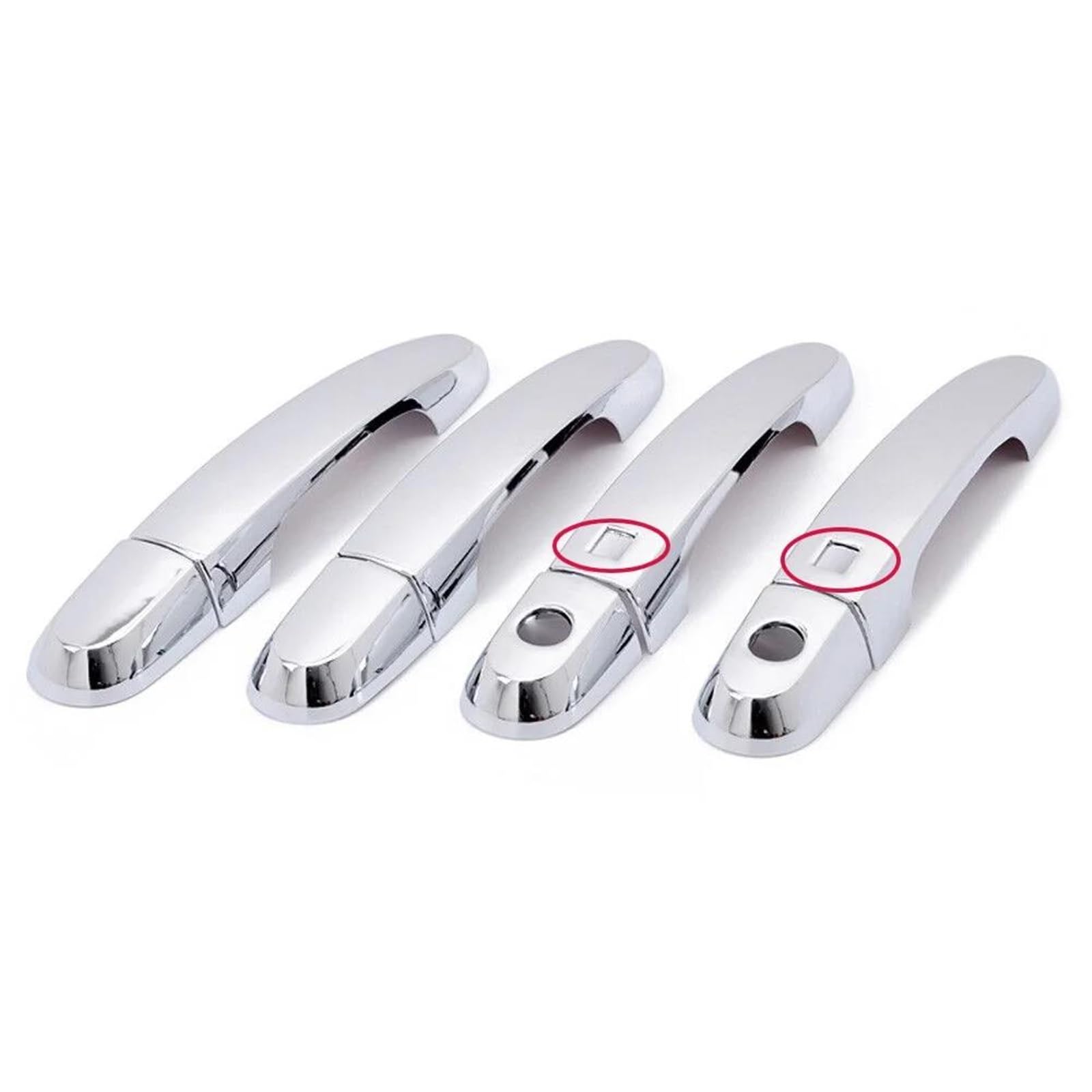 Noheeu 2 Buttons Car Door Handle Cap Decorative Outer Cover Shell For Kia For Sorento 2009-2014(2 Buttons)
