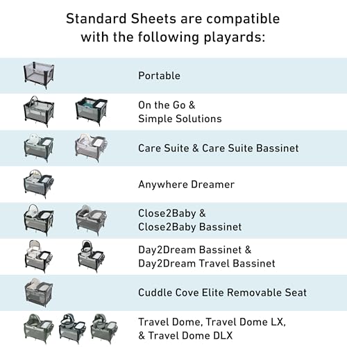 Graco® Pack ‘n Play® Playard Fitted Sheets - image 3