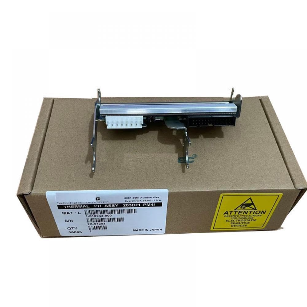 Zestaw głowic do drukarki termicznej, kompatybilny z drukarką kodów kreskowych intermec pm4i 200 dpi model 1-010043-900, kompatybilne części