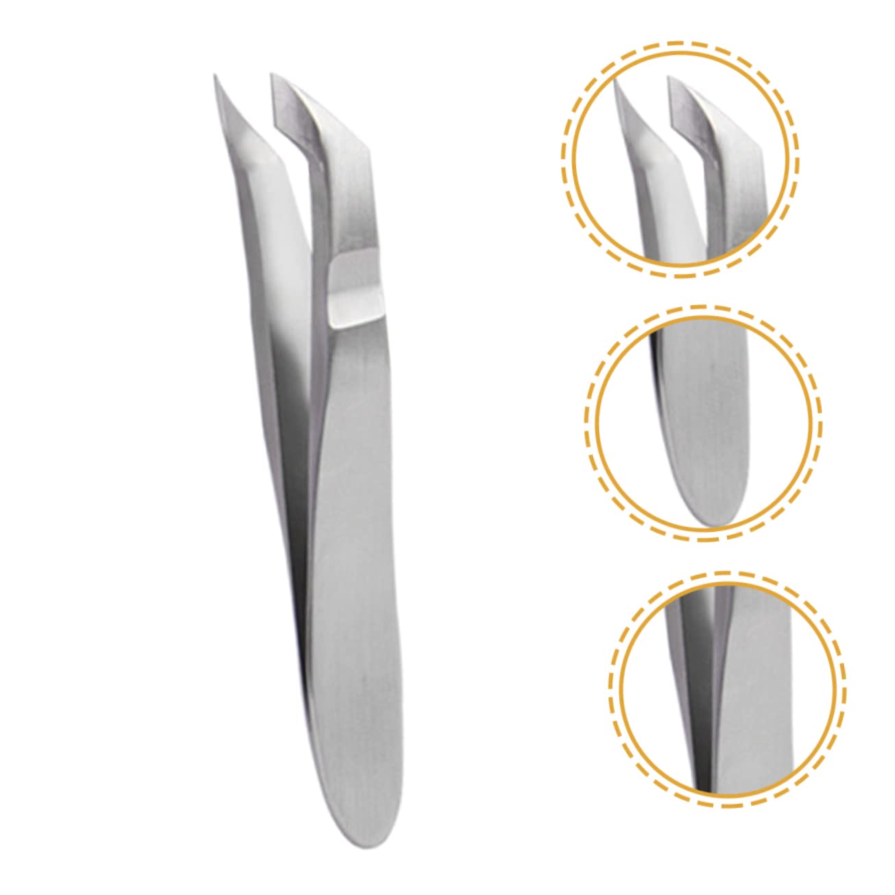 minkissy 5piezas Corta Cutículas Profesional De Acero Inoxidable Herramienta Para Eliminar Piel Muerta y Muertas Para Manicura y Pedicura Diseño Ergonómico y Práctico
