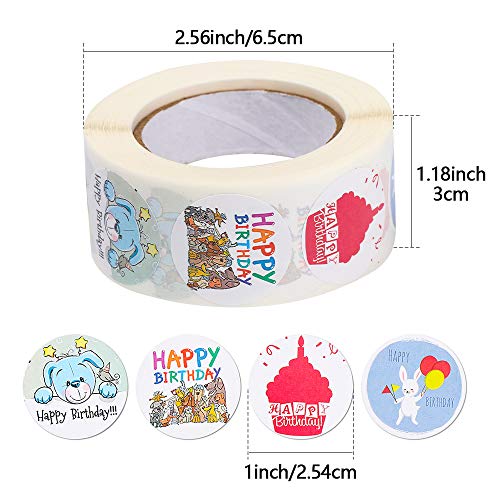 500 pz/rotolo autoadesivo forniture per feste