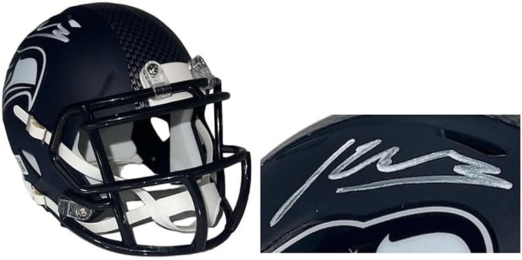Kenneth Walker III Signed Mini Speed Football Helmet Beckett