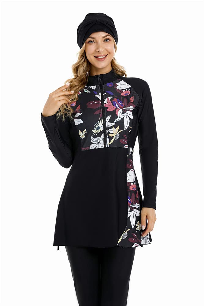 Full Swimming Costume Burkini for Women Modest Girls Swimsuit Islamic Swimwear Plus Size