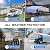 LANDTOP 20x20 Metal Carports Heavy Duty for Snow for 2 Cars Garage,Car Tent Garage with Galvanized Metal Roof,Outdoor Garage Shelter for Car, SUV, Truck and Boats, Dark Grey All Weather