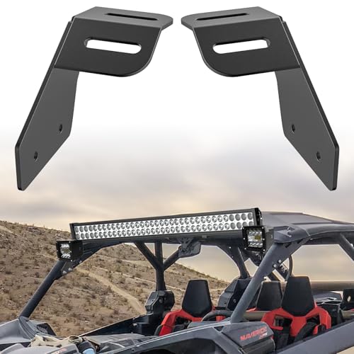 Image of Nilight Light Bar Mounting Brackets for 42-45 Inch LED Bars UTV Roof Upper Windshield Compatible with Can-am Maverick X3 MAX All Models 2017 2018 2019 2020 2021 2022 2023 2024