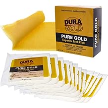Dura-Gold - Pure Gold Superior Tack Cloth Pack of 12, Woodworking, Automotive Paint, Tack Cloth Autobody Painting, Painters Cloths, Dust Rags, Stain Rags, Wood Staining Pads, Tac Cloths, Tacky Towel