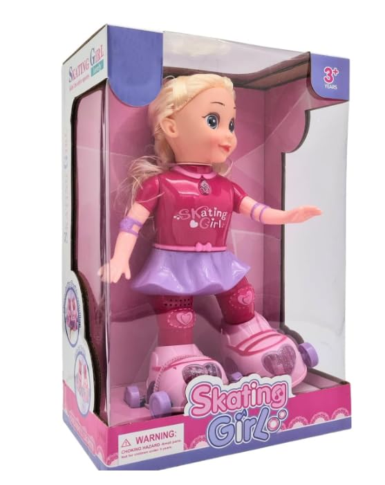 Beautiful Skating Doll with Colorful Light and Music, Megical Cute Doll, Best Birthday Gift for Girls Kids, Toys for Kids (B0CY2MZLQD) Amazon Price History, Amazon Price Tracker