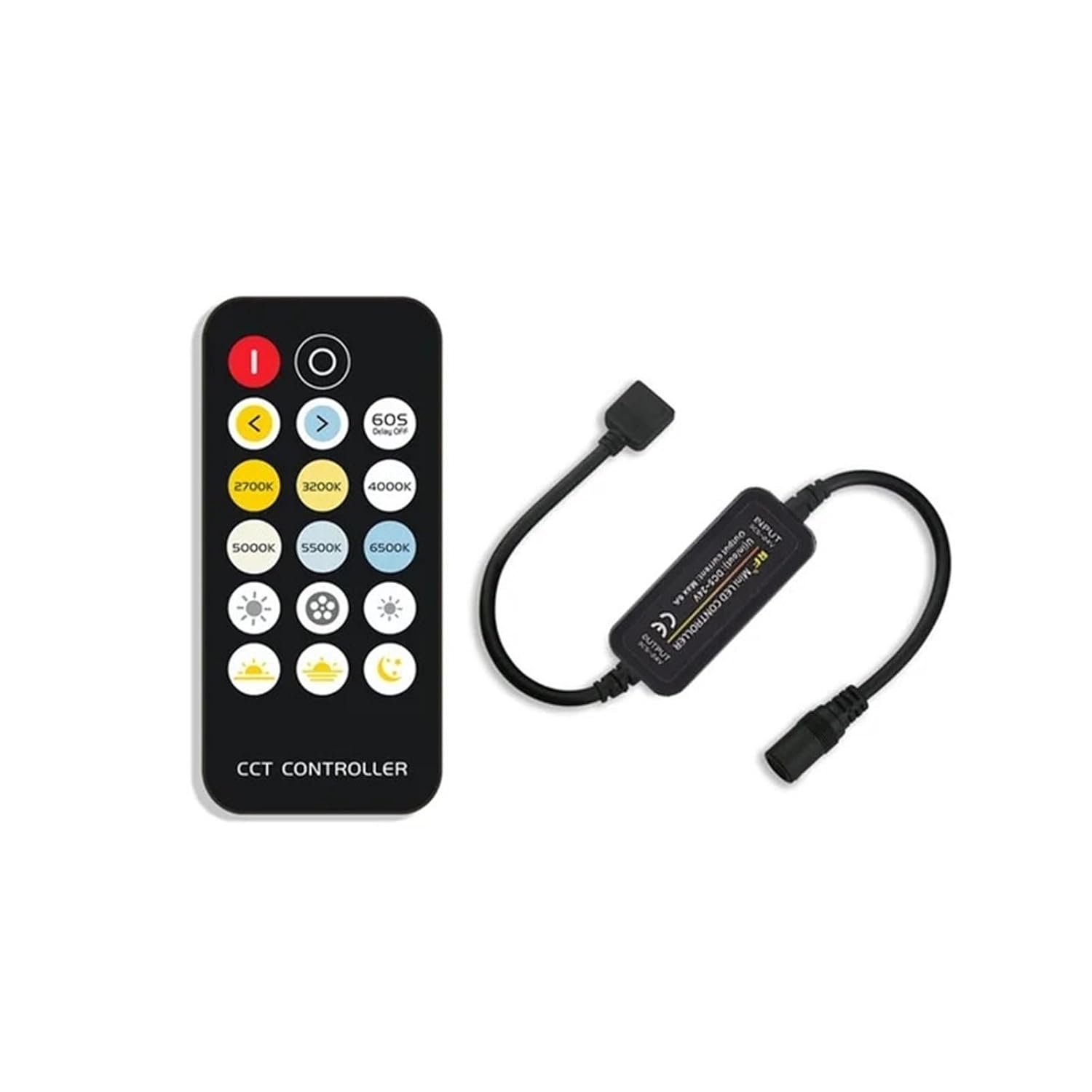 LED Controller DC5V 12V 24V RGB RGBW WW Monochrome 2.4G LED Controller(CCT Controller)