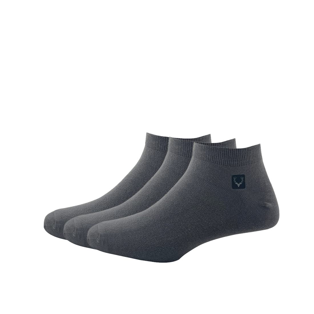 allen solly Men'S Cotton Ankle Length Socks (Pack Of 3) - Dark Grey-picture-56