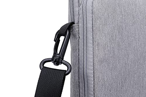 Image of SWOOK 13 inch Laptop Sleeve Case 13.3 Compatible with New MacBook Air M1 A2337 A2179 A1932 2018-2021| MacBook Pro A2338 M1 A2251 A2289 A2159 A1989 A1706 A1708|XPS Surface Pro ThinkPad Envy Swift 3 - Grey