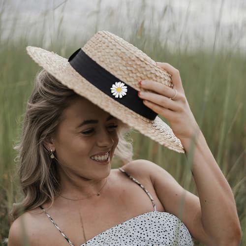 Image of PATIKIL Daisy Pin, Flower Women Brooch Lapel Pins Sunflower Suit Lapel Pin for Shirt Hat Cardigan Sweater Decorate Tie Tacks Pin Back Clutch Jewelry Gifts