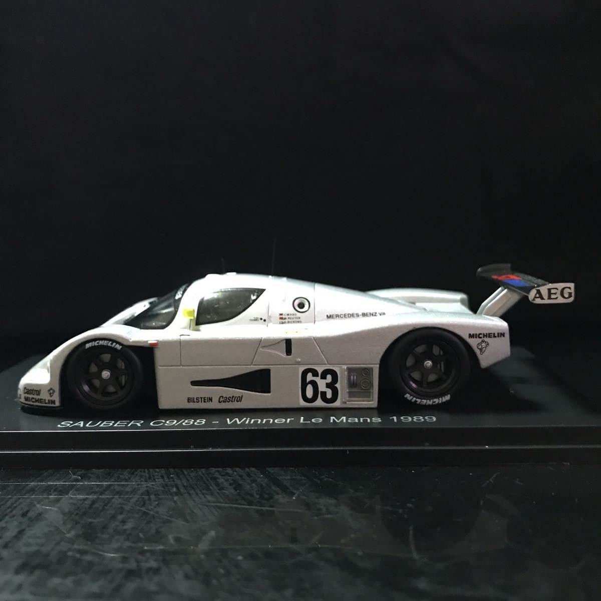 ★エグゾト 1/18 サウバー メルセデス C9 ルマン 1989 優勝 Exoto 1/18 Sauber Mercedes C9 1989 Le Mans Winner #63 Mechanical