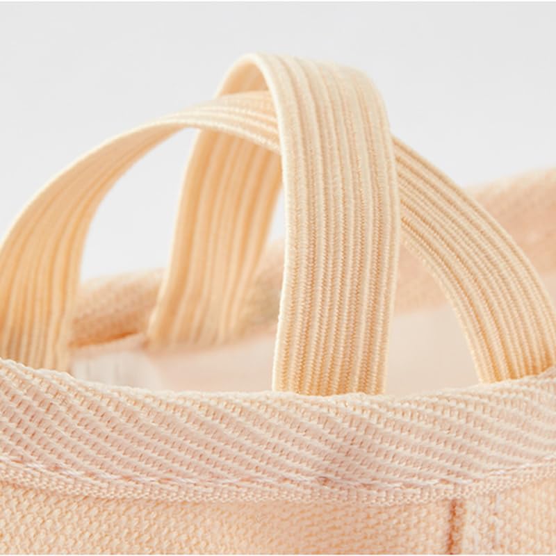 Canvas Ballet Shoes Soft Split Sole Flat Turners Dance Practice Shoes4